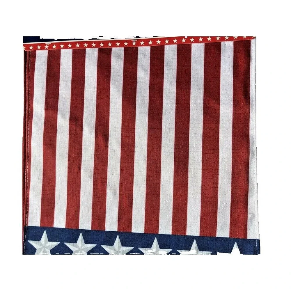 American Flag Patriotic 4th Of July Table Runner 13x72